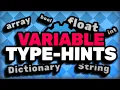Variable Type-Hints Godot 4 6