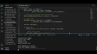 Parallel Matrix Multiplication