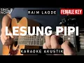 Download Lagu Lesung Pipi - Raim Laode (Karaoke Akustik) Female Key Nada Wanita