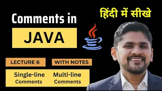 Comments in Java Hindi Single Multi-Line Comments Java Tutorial for Beginners Amit Thinks
