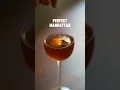 The Perfect Manhattan- the best balance between dry and sweet #whiskey #whisky #cocktail #recipe
