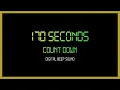 170 Seconds Every Seconds Beep Sound Digital Count down timer
