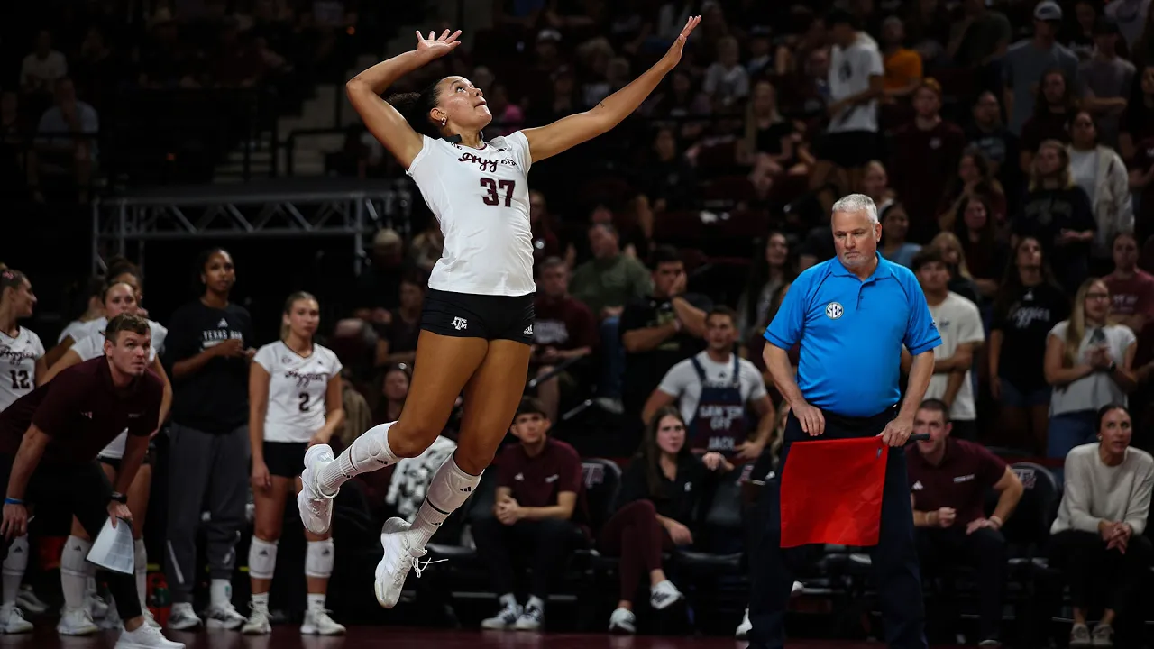 Volleyball Highlights: A&M 3, Alabama 0