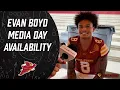 WR Evan Boyd Speaks at Media Day