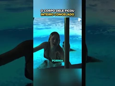 O corpo dele ficou inteiro congelado