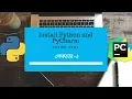 how to Install python and PyCharm lec-2