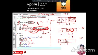 Check if Array is sorted or not using Recursion
