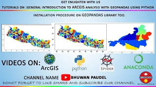 General Introduction To GIS Analysis With Geopandas Using Python Install Geopandas Python
