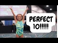 Unbelievable 7-Year-Old Gymnast Scores Perfect 10 on Floor Routine