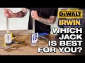 Tool Nut Review Construction Jack Showdown DeWalt ToughSeries vs IRWIN QUICK-LIFT