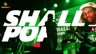 shallipopi on things on things while performing on stage
