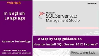 Sql server 2012 express step by step installation process