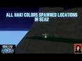 ALL HAKI COLORS SPAWNED LOCATION IN SEA 2 BLOX FRUITS