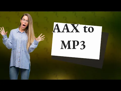 Download MP3 How to convert AAX to MP3 for free online?