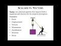 Scalars vs Vectors
