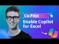How to Enable Copilot for Excel Updated 2026 Step-by-Step Beginner Guide