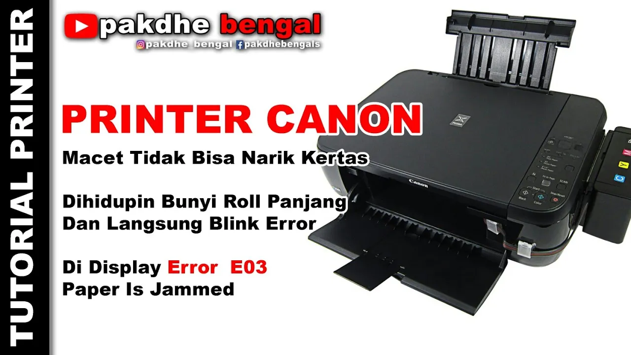 This time I will share the solution when the printer suddenly experiences error problems and cannot . 