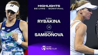 Download Elena Rybakina vs. Liudmila Samsonova | 2023 Beijing Semifinal | WTA Match Highlights MP3
