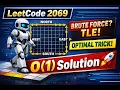 LeetCode 2069 Walking Robot Simulation II Optimal O 1 Solution