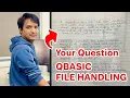 QBASIC File Handling for Class 10
