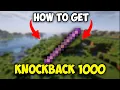 how to get Stick with Knockback 1000 in Minecraft 1 21 10