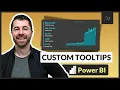 How to Design Custom Report Tooltips in Power BI Desktop PBIX File Included