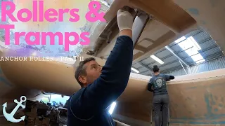 Building the ANCHOR ROLLERS from scratch – Part II – S02 E36 – DIY Catamaran