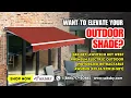 AWNTECH RETRACTABLE AWNINGS FOR PATIO TRANSFORM YOUR OUTDOOR SUN SHADE CALL 1-844-717-5044 TODAY