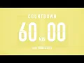 60 Minute Countdown Timer Flip Clock with Piano Beeps