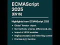 ECMAScript 2025 ES16 Explained Top 10 JavaScript Features You Need to Know