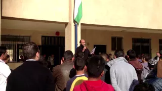 اذاعة مدرسية لأول مرة ترى مثلها ابداع بمعنى الكلمة 