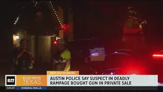 Police say gunman in deadly rampage bought gun in private sale