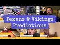 Texans Vikings Predictions