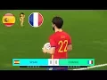 PES 2018 WK-finale Spanje vs. Frankrijk Volledige wedstrijd Legenda Niveau