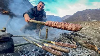 Download I Went to the Mountains to Cook Juicy Kebab Like Our Forefathers! Relaxing Nature Cooking MP3