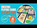 How to make playing cards with CANVA and LAUNCH LAB 2024