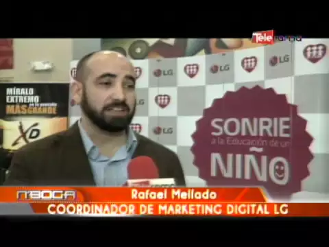 LG presentó campaña sonríe a la educación de un niño