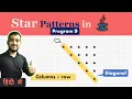 Star Pattern Program in Java - 9 Coding Wallah