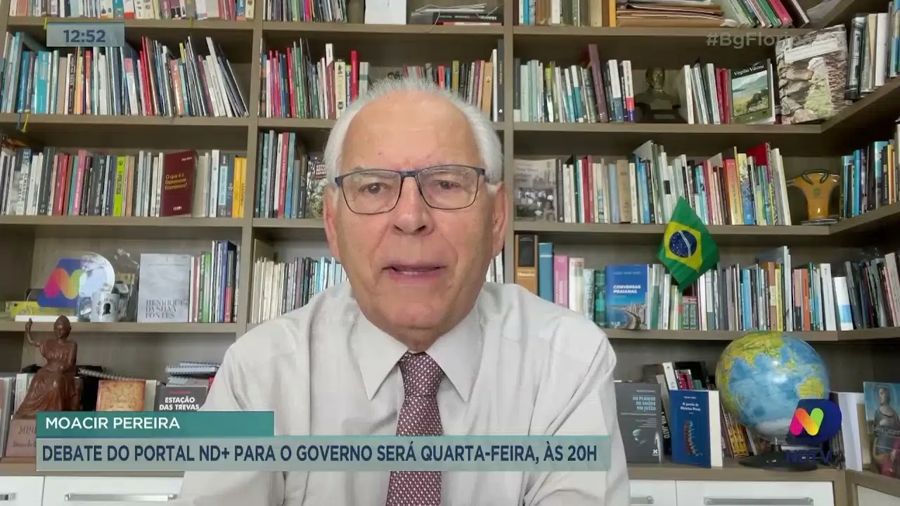 Moacir Pereira: debate do portal ND+ para o governo de SC será quarta-feira