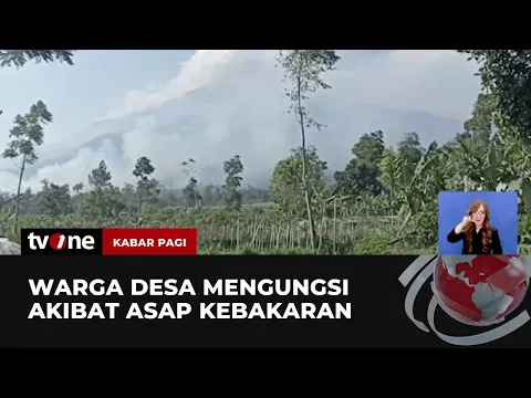 91 Warga dari Dua Dusun Terpaksa Mengungsi Akibat Kebakaran Hutan Gunung Merbabu