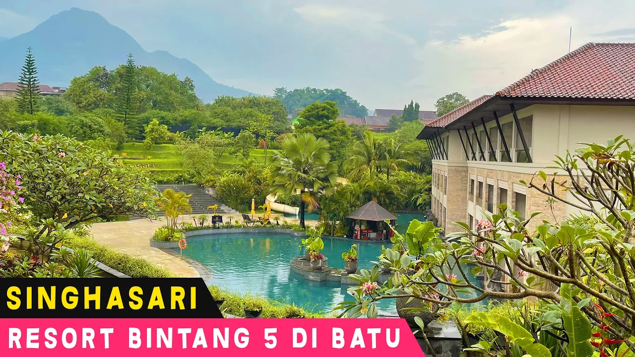 Hotel Bertema + Fasilitas Buanyak + Pemandangan Bagus | Senyum World Hotel Batu Malang Review