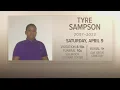 Tyre Sampson s funeral to be held this weekend