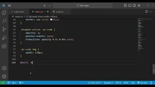 How To Make QR Code Generator Website Using HTML CSS And JavaScript Source Code in Description