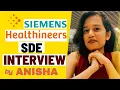 Siemens Interview Experience and Pro tips by Anisha