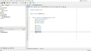 Static Input Jagged Array - Java Tutorial