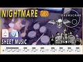 Download Lagu Nightmare - Avenged Sevenfold | Drum SCORE Sheet Music | #22 DRUMSCRIBE