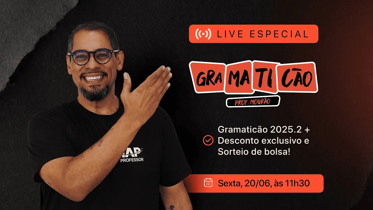 Live de lançamento do Gramaticão 2ª edição