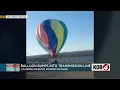 Hot air balloon bumps power line causing outages for 12 000 customers in Albuquerque