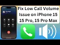 Download Lagu How To Fix Low Call Volume Issue on iPhone 15, 15 Pro, 15 Pro Max