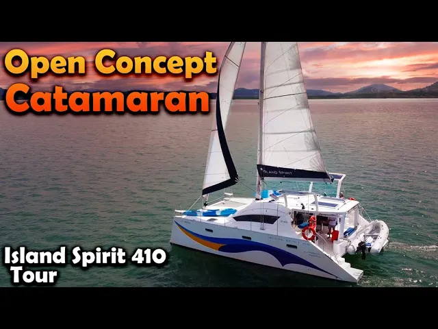Open Concept Catamaran – Island Spirit 410 Tour